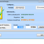 Impresión de Facturas de Energía